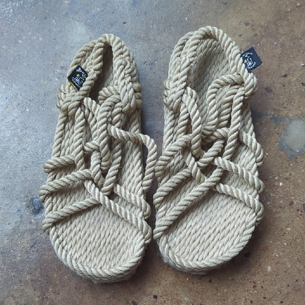 Stylish Tan Rope Sandals